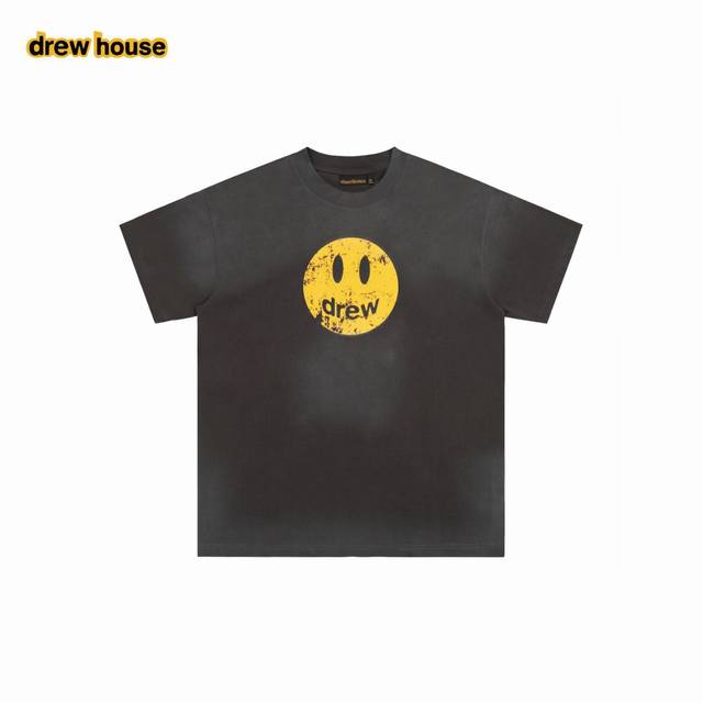 drew House 笑脸 24Ss 做涂鸦笑脸短袖 每个款的水洗麦编码、主麦、包装编码 均与原版相同 一版一码 正确版型 和原版一致 非市场跑量版型 最大可穿