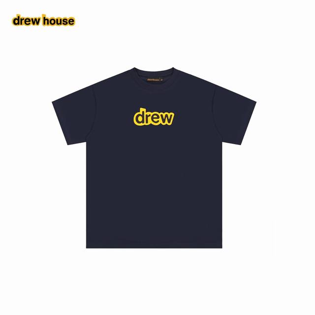 drew House 笑脸 24Ss经典字母Logo短袖 每个款的水洗麦编码、主麦、包装编码 均与原版相同 一版一码 正确版型 和原版一致 非市场跑量版型 最大