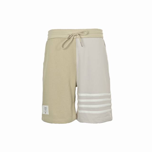 thom Browne 汤姆布朗 25Ss 四杠织带短裤 面料采用专业订纺表面32S触感细腻内里8S，挺括有型，克重高达380G，起订量500Kg 相当于100