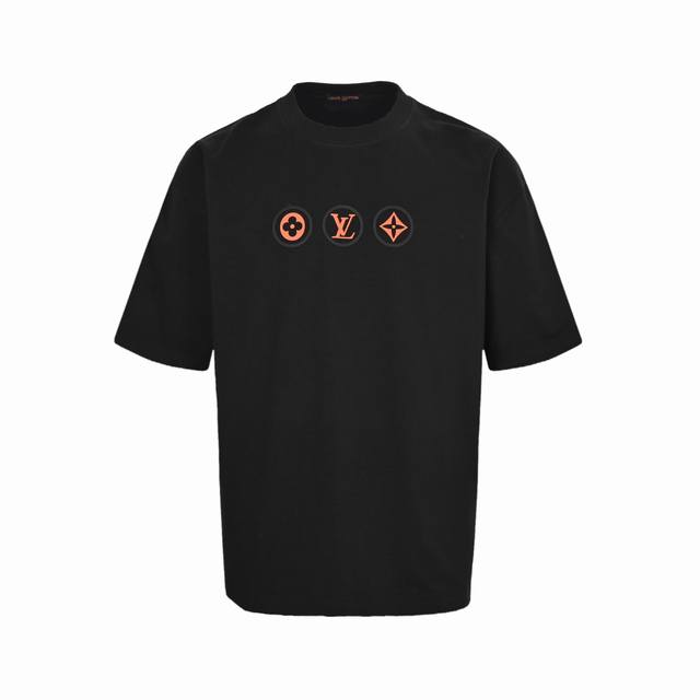 louis Vuitton 路易威登 25Ss 硅胶三花印花短袖 面料采用定制240G 26支特滑双股精棉平纹高密无尘全棉布料。前幅高密度加厚，走线平整，代工品