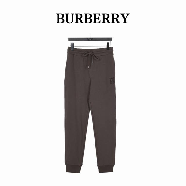 burberry 巴宝莉便签束脚长裤 秋冬系列 男士休闲抽绳束脚裤 休闲卫裤 贸易公司渠道订单，官网专柜在售系列，秋冬裤装常青系列，业内首发，打造高端都市休闲运