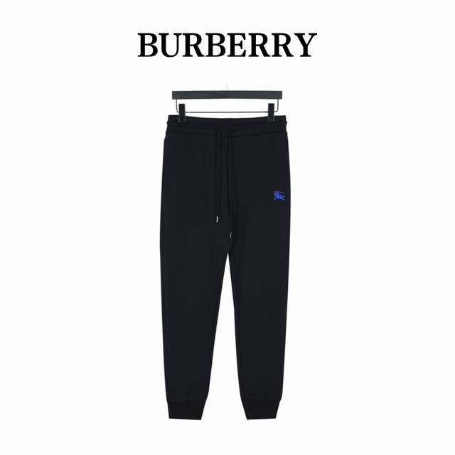 burberry 巴宝莉刺绣战马后口袋徽标长裤 男女同款全新美学灵感趣味设计,渠道性质精品。让整体造型设计更加优雅时尚，今夏最火系列，无数明星潮人追捧。裁剪工艺