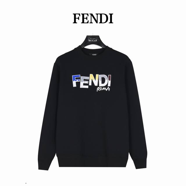 fendi 芬迪趣味动漫字母圆领卫衣 男女同款全新美学灵感趣味设计,渠道性质精品。让整体造型设计更加优雅时尚，今夏最火系列，无数明星潮人追捧。裁剪工艺细节处理工