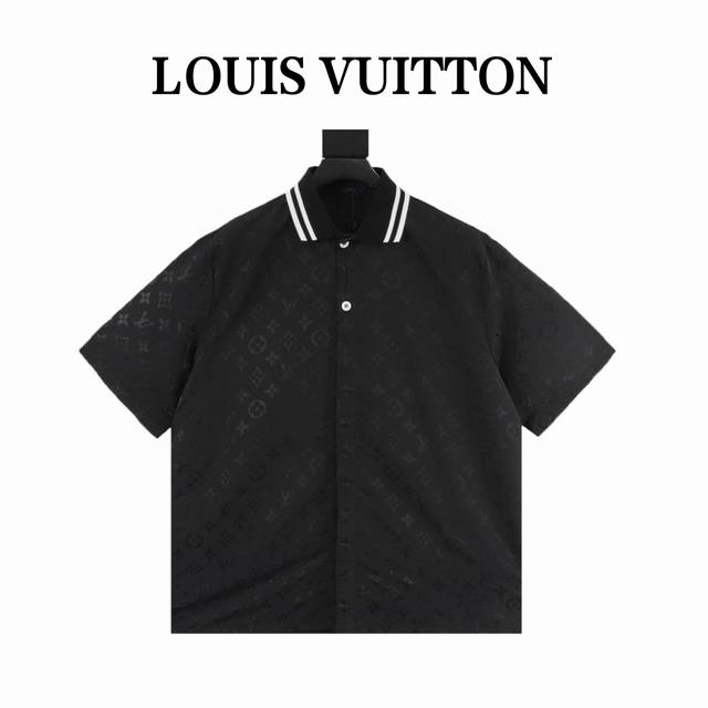 louis Vuitton 路易威登 Monogram提花工艺套装衬衣 男士时尚休闲夏日沙滩套装。路易家族的新高端，细节品质永远的那么完美无瑕，创意设计层出不穷