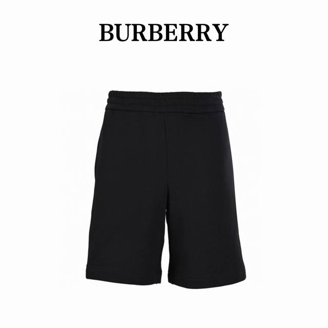 burberry巴宝莉Bbr 贴布绣战马棉质短裤 选用翻面绒棉质面料，贴身面经过拉绒处理，呈现细腻柔软的短绒毛层，如天鹅绒般顺滑，减少对皮肤的摩擦，提升穿着舒适