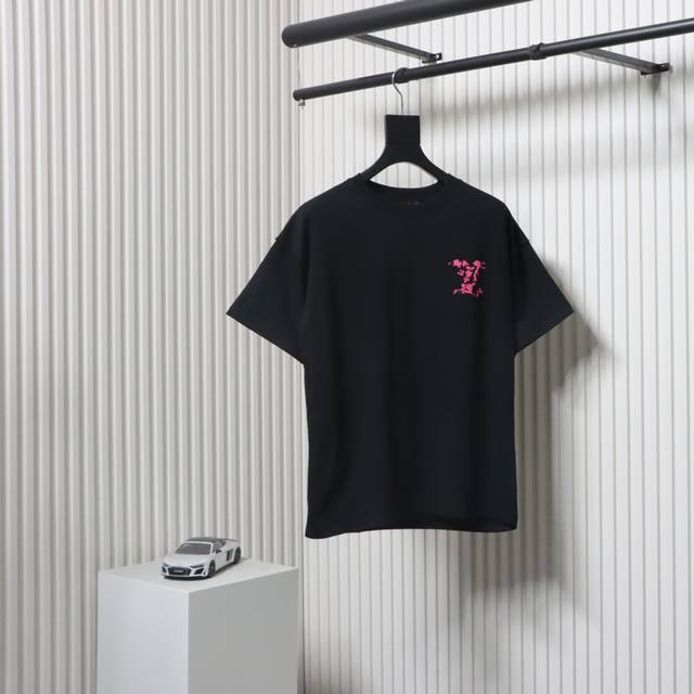 louis Vuitton 路易威登 25Ss 云朵波点压胶印花短袖T恤 购入原版开模打造，全套定制辅料，所有细节完美还原定织定染260G纯棉双纱紧密棉面料，洗