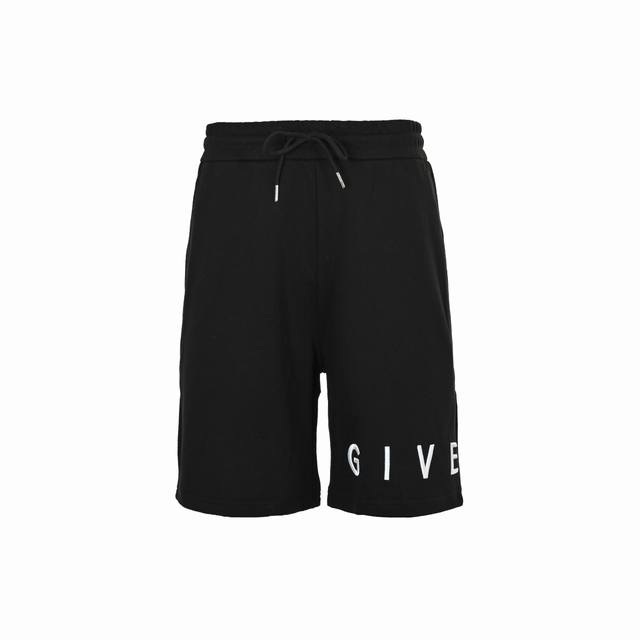 givenchy 纪梵希 24Ss 字母刺绣短裤 面料采用400克重精梳棉，两遍水洗处理，面料舒适亲肤无异感，定制定染面料，纺织密度高，垂感佳，不易变形，厚织感