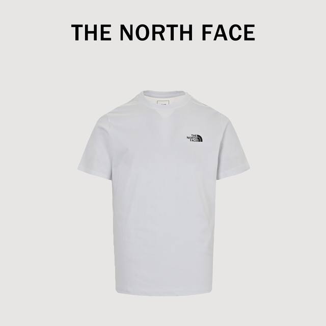 thenorthface 北面 夏季新款经典小标印花 短袖T恤 领标采用同步印刷领标区别通货缝纫领标面料采用260G50支双纱面料舒适有质感全身印花采用进口原浆