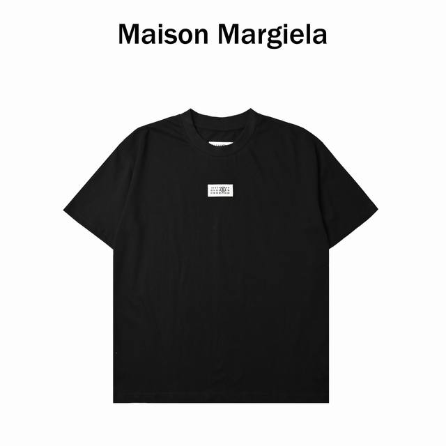 maisonmargiela 马吉拉数字标签短袖T恤 原版一致采用32支紧密双纱260G面料独特剪裁宽松显瘦 原版定制精密刺绣数字标签贴布 最新原版定制全套辅料
