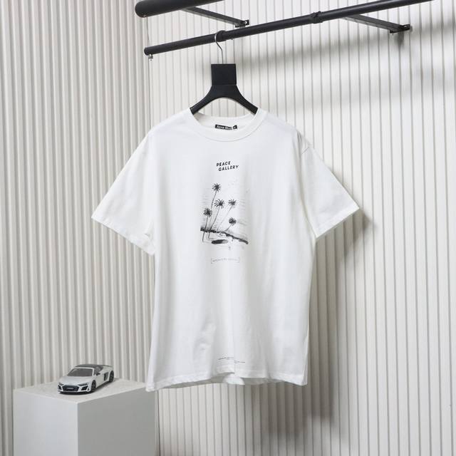 acne Studios 25Ss 椰树沙滩印花短袖 25年又一超火的Beni Bischof 联名款 百搭不挑人 经典的椰子树元素 简约的风格 日常百搭 高街