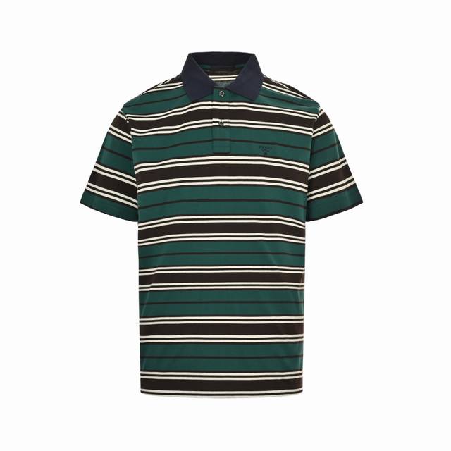 prada 普拉达 25Ss 红绿条纹Polo短袖 原版7000购入，定制60支双股 G斜纹全棉布料，面料都经过浇洗，手感质感更佳，不易变形，不易缩水，不易褪色