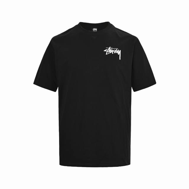 stussy 斯图西 25Ss 骰子印花短袖 经典版型玩味设计，加州风情随性无拘束，260G纯棉面料厚实立挺不软塌， 版型正，柔软舒适透气，不闷热，不变形不缩水