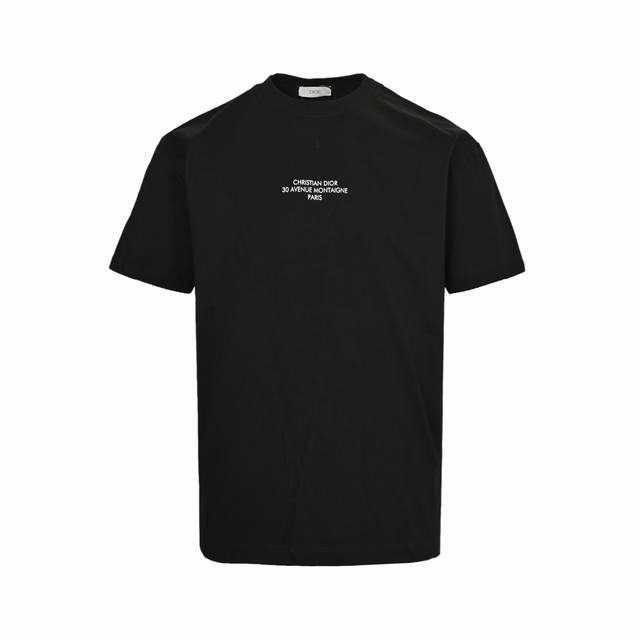 dior 迪奥 25Ss 小字母印花短袖 采用加厚印花工艺 面料采用高端索罗娜 宽松版型、全套辅料配备 面料柔软实厚 三标齐全，男女同款 Size:Xs-L