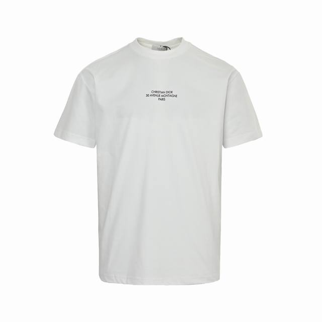 dior 迪奥 25Ss 小字母印花短袖 采用加厚印花工艺 面料采用高端索罗娜 宽松版型、全套辅料配备 面料柔软实厚 三标齐全，男女同款 Size:Xs-L