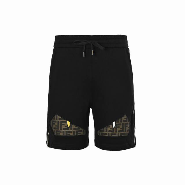 fendi 芬迪 小怪兽眼睛刺绣短袖 面料采用定制面料，订染颜色后整蚀毛处理，对照原版做丝滑超柔处理，布面肌理股线清晰明显，垂感一级棒，做工精致都到达外贸出口标