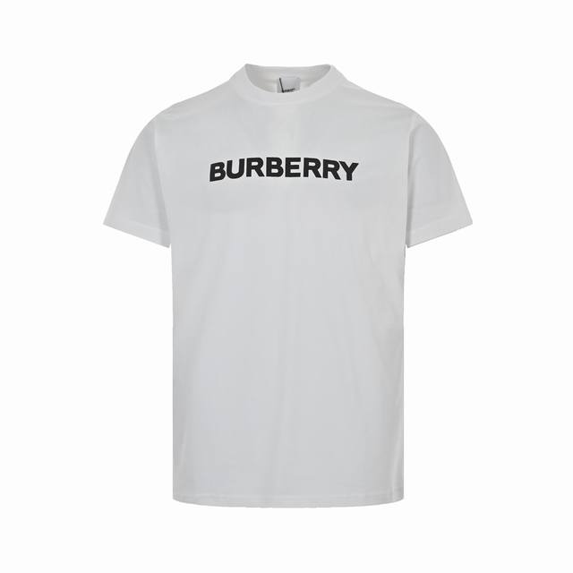 burberry 巴宝莉 22Ss 发泡印花字母短袖 面料采用纯棉毛精梳棉面料，对色定染面料，采用进口水浆发泡厚版印花，上身效果宽松休闲，三标齐全 ，男女同款