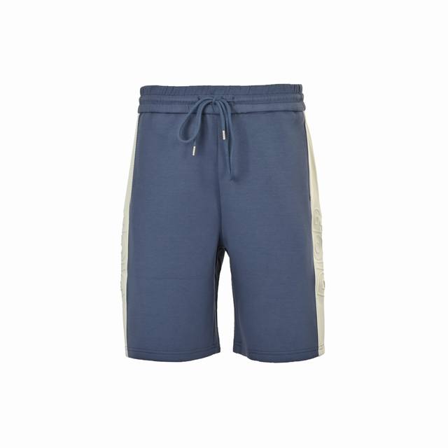 dior 迪奥 25Ss 侧边撞色拼接Logo凹凸浮雕短裤 最新最顶级撞色拼接立体凹凸浮雕Logo字母工艺标识短裤男女同款 三标齐全 高版本 高品质 定制太空棉