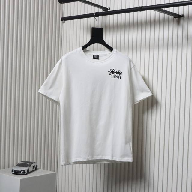 stussy 斯图西 25Ss 经典款城市限定印花短袖T恤 斯图西城市系列，首都北京限定，背面趣玩Logo字母印花， 260G纯棉面料厚实立挺不软塌，版型正，柔