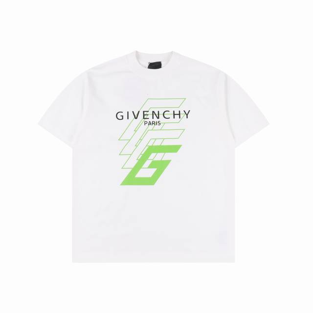 givenchy 纪梵希25Ss折叠大G印花短袖T恤 定制面料洗水后280克重双纱 %精梳全棉面料 印花工艺，螺纹定织定染无色差 出入专柜无压力，通肩拉条工艺