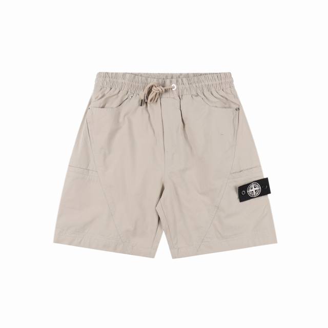 dior X Stone Island 迪奥 石头岛联名徽标短裤 面料采用定制梭织面料，对照原版做丝滑超柔处理，布面肌理股线清晰明显，垂感一级棒，做工精致都到达