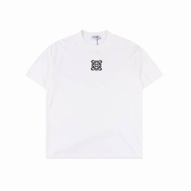 loewe 罗意威 经典款 龙标胸花刺绣短袖 Size:Xs-Xl