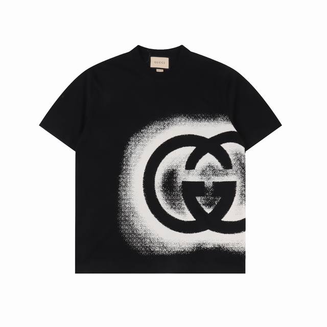 古驰 Gucci Logo泼墨印花短袖 Size：Xs-Xl