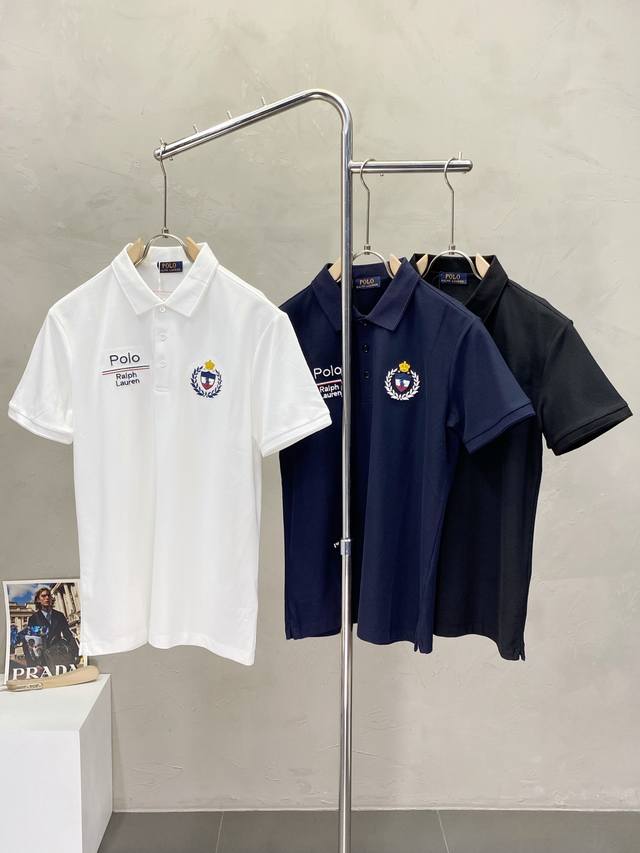 ralph Lauren拉夫劳伦独家专供新款原单男士休闲Polo短袖 高端定制 高端版本 时尚百搭爆款进口面料 手感超柔软细腻 穿着亲肤舒适 高端精品 代工厂P