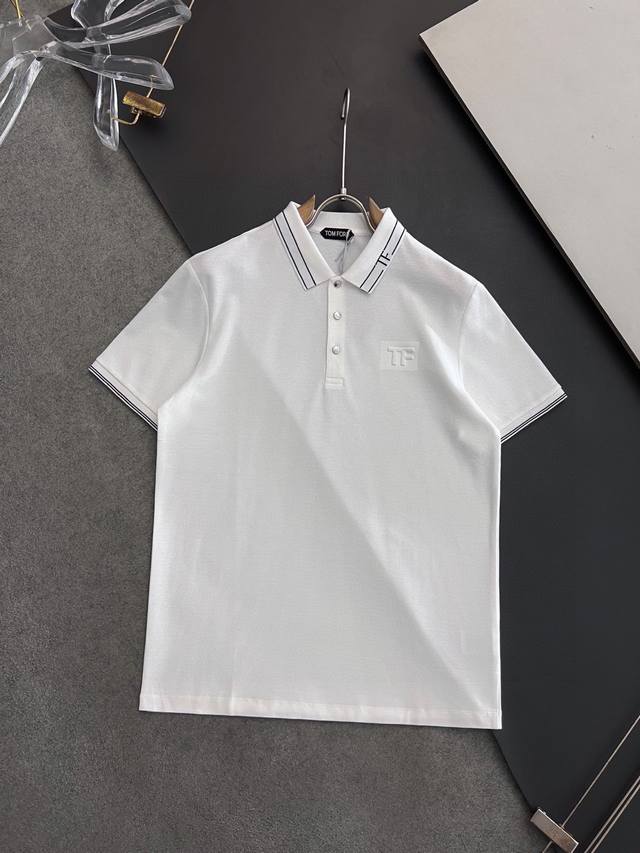 tf* 春夏新款男士短袖Polo衫，品牌最新设计元素！既不单调也不复杂,恰到好处的展现品味！客供顶级定制珠地棉面料！舒适吸汗透气根本不在话下,面料独具的高奢感呈