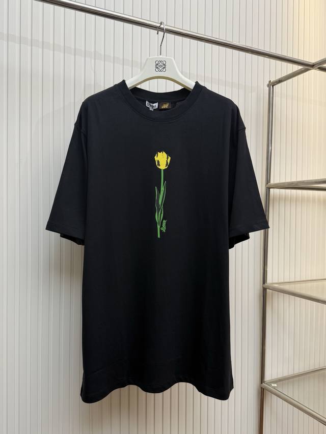 loe 罗意威25Ss花朵印花短袖T恤 Sizs：S M L