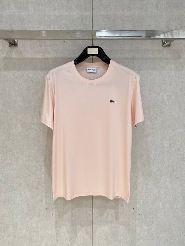 lacost* 小标鳄鱼圆领休闲纯棉T恤 码数：M-3Xl