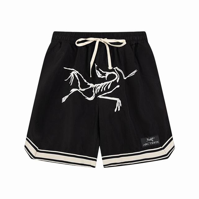款M88 始祖鸟短裤 Arc‘Teryx 24Ss 始祖鸟裆前字母刺绣大Logo织带短裤 精选高精度酷丝绵精梳面料 清爽丝滑透气 告别厚重感 清清爽爽 全身Ov