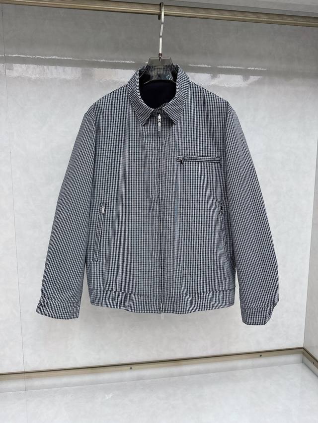 迪奥 Dior 双面衬衣领千鸟格外套-高端定制尤物，品牌专用同款面料：不易起皱，笔挺有型-立体感强，洗水、克重检验达标。任何人都可以轻松驾驭 时尚立体剪裁完美塑