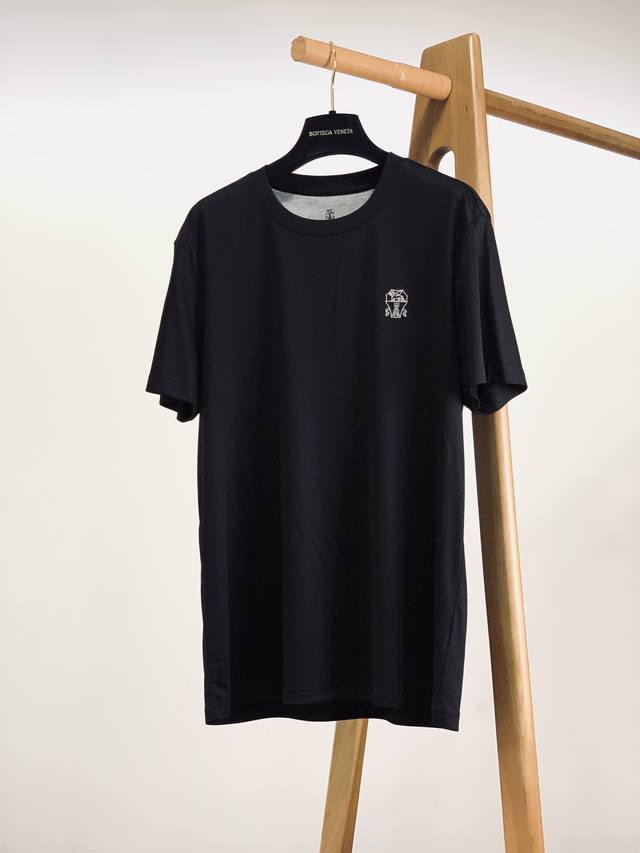 brunello Cucinelli 布鲁奈罗.库奇内利 2025Ss春夏新品 Bc极简精粹高级圆领T恤，品质控推荐入手 接触Bc必定是精品才会推荐.有着”山羊