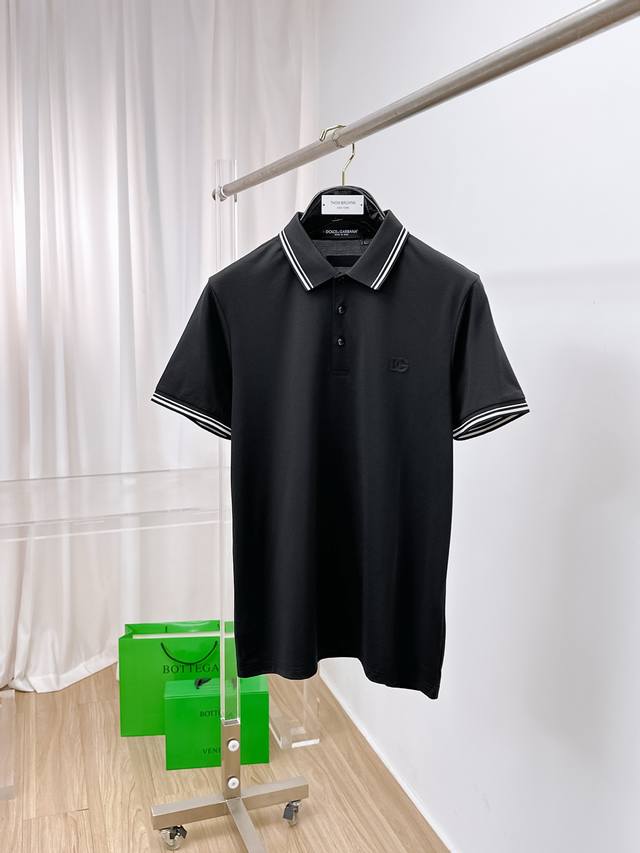 新品上市 杜嘉班纳 Dg 2025Ss夏季新款字母Logo男士翻领Polo衫！经典商务男款，高端男装的天花板级别的商务男款！简约时尚大气不失优雅，单穿内搭体面过