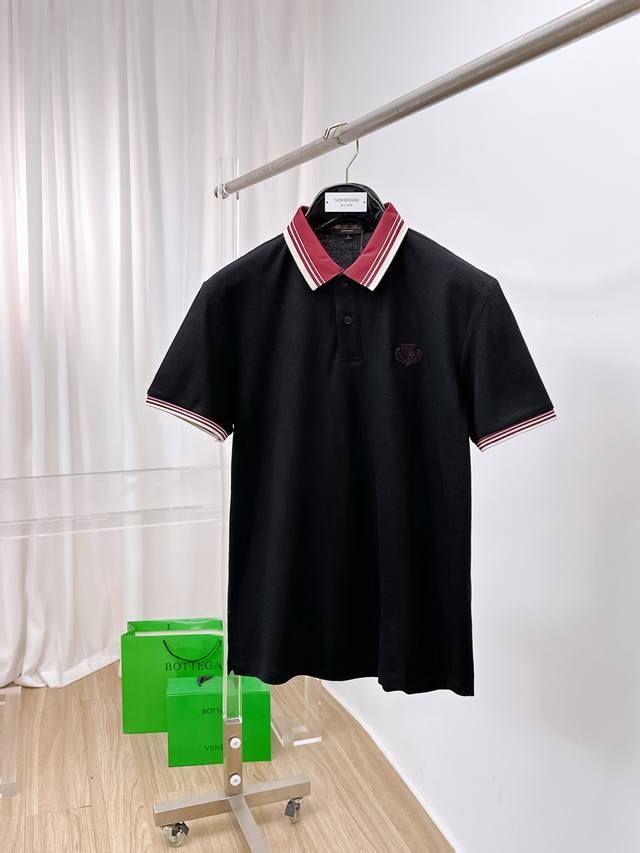 新品上市 Lp 2025Ss夏季新款字母Logo男士翻领Polo衫！经典商务男款，高端男装的天花板级别的商务男款！简约时尚大气不失优雅，单穿内搭体面过人，品质控