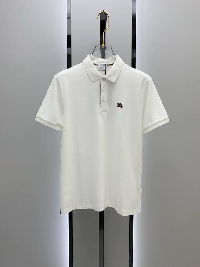 新品上市 巴宝莉 2025Ss夏季新款字母Logo男士翻领Polo衫！经典商务男款，高端男装的天花板级别的商务男款！简约时尚大气不失优雅，单穿内搭体面过人，品质