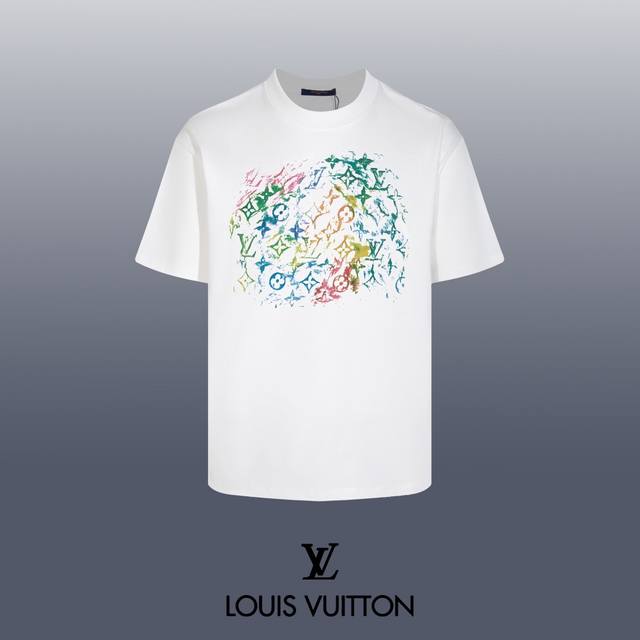 顶级代工品质 Louis Vuitton 路易威登 24Ss 经典T恤短袖 不需要所谓烂大街的华丽文案 主打品质 面料经过2次高温缩水固色 不变形不缩水不起球