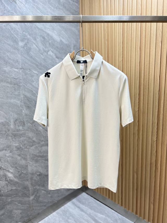 迪桑特 2025年春夏新品上新 三标齐全 翻领短袖Polo衫 好货不用过多介绍 看细节 专柜码数：M-Xxxxl 175 140建议L，