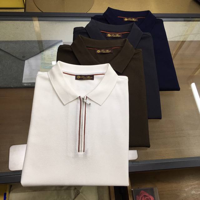 高端Polo Lp... 2025季新款男士顶级翻领Polo衫！经典商务男款，高端男装的天花板级别的商务男款！简约时尚大气不失优雅，单穿内搭体面过人，品质控 细