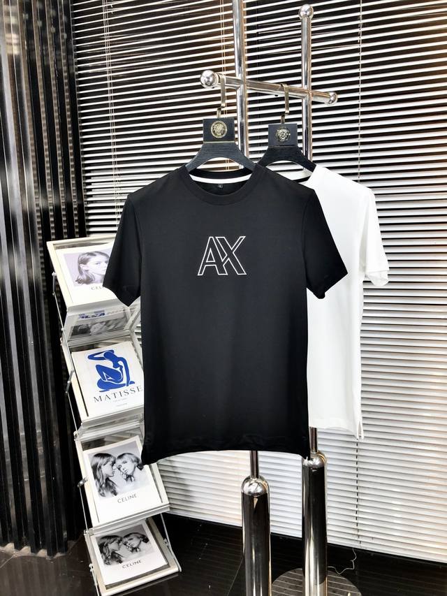 armani 阿玛尼 25Ss新款春夏短袖T恤Polo，最高版本客供定制高克重面料 简单时尚款，简简单单的配色超级好看！经典刺绣Logo简单大方的款式！满满的高