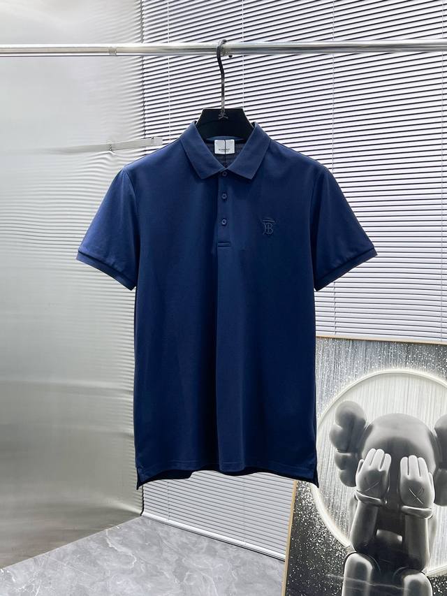巴宝莉 Burberry 2025Ss夏季新款 翻领短袖T恤 Polo衫，高端版本！专柜定制面料 透气舒适度高，细节无可挑剔，品牌元素设计理念，体现高品质。手感