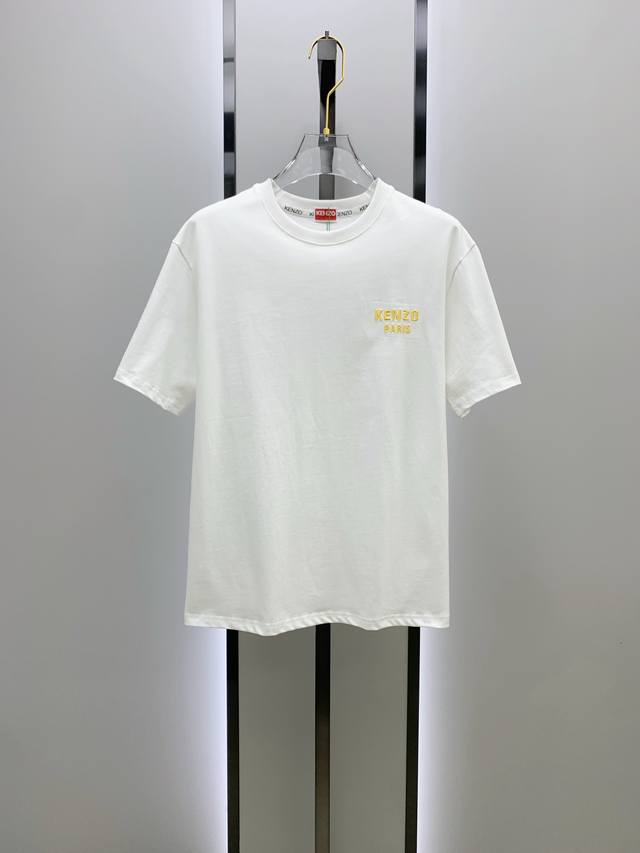 kenzo2025夏季新款短袖T恤，个性艺术系列全网独家首发 百搭款细节处理完美纯棉面料十分精致 原版面料 网红明星同款高版本 高品质手感非常舒服 时尚又个性