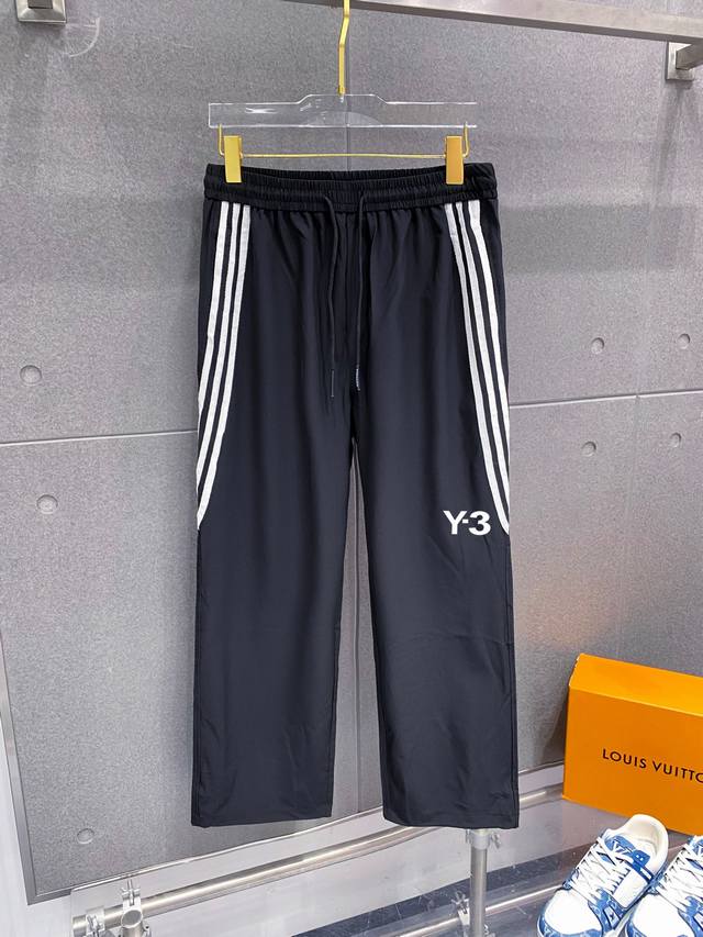 y-3 专柜同步更新 织带长裤 春夏定制高科技面料 舒适无比 家族式织带拼接 运动感超强 L-4Xl