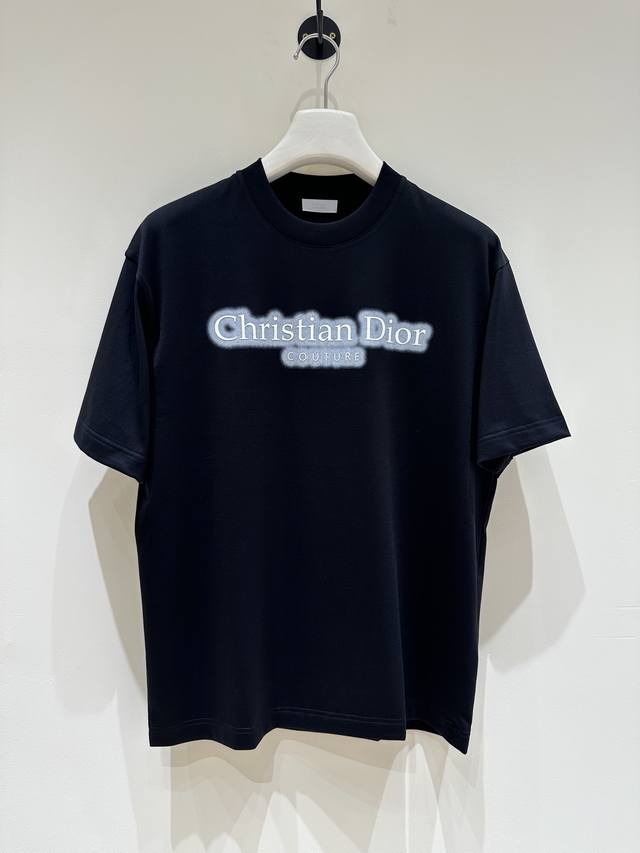 新品 Cd家族男士时装款圆领短袖T恤，贸易公司洋行货，重磅高级心水之物，25年春夏系列，超级明星级Top单品！ 客供埃及进口顶级面料，甄选尼罗河区域光照极好的上