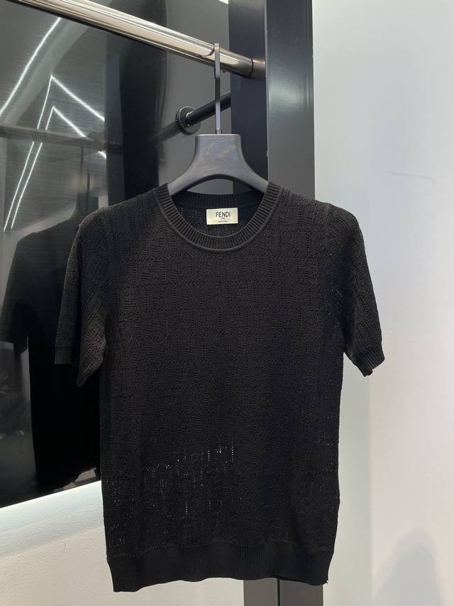 fendi 25 简约百搭 针织短袖高级穿搭 春季新品 轻奢穿搭 好穿好搭 Sml
