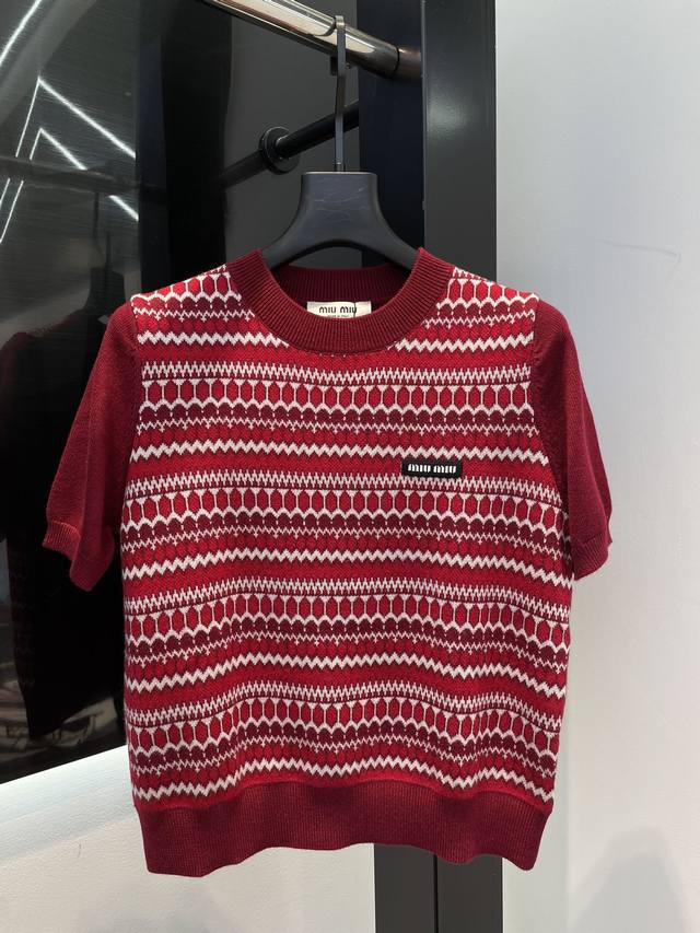 miu Miu25早春新款针织上衣 Sml