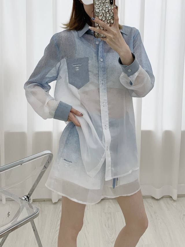 天丝防晒套装～ 轻薄透气防晒，亲肤慵懒，宽松版型显瘦百搭，夏日出行必备 S M L