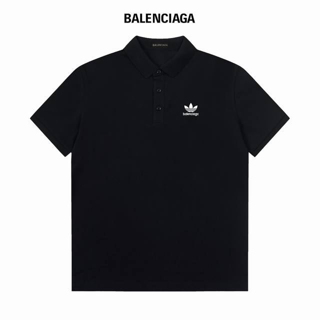 balenciaga 巴黎世家字母Logo 精美Logo Polo衫 升级，灵感源自八十年代复古 原版面料 官方同款 定制 同缸染面料 手感非常舒服 春夏最新砖