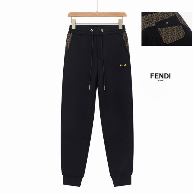 fendi 芬迪25春季新款裤子 欧洲贸易渠道，意大利海外仓直发，海外精品限定销售。 25Ss春季新款休闲时尚卫裤，这款卫裤采用大牌的设计打造时尚潮流感，细节处