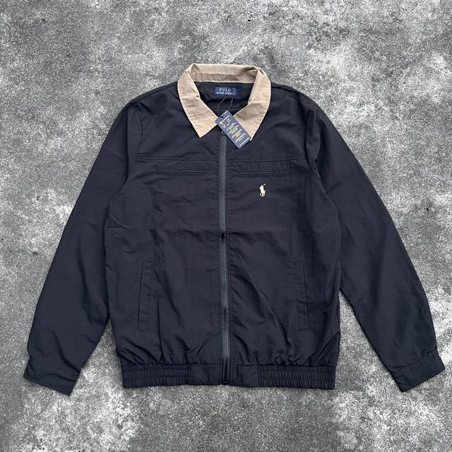 款号336金属防晒服 尼龙内置网格 Ralph Lauren拉夫劳伦夹克刺绣小马金属防晒服老钱风老干部风哈林顿外套 正确版本 顶级防晒服复刻 这个硬度刚刚好不是